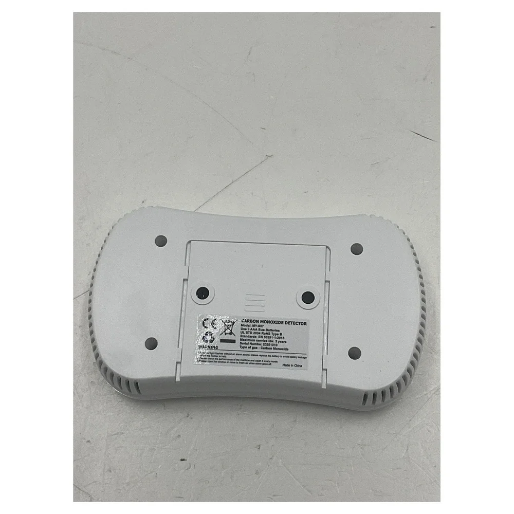 Set of 3 Carbon Monoxide Detectors MY-S07 LCD Display Battery Operated‎